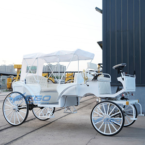 Wholesale Customized High-end Version Wedding Horse Carriage Sightseeing Horse Carriage Electric Horse Carriages for Sale - Product Image 5