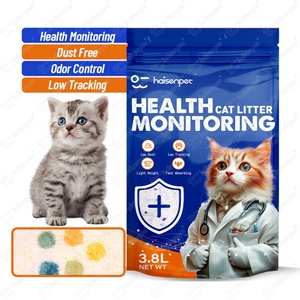 Litière pour chat en cristal, 3,8 L, contrôle des odeurs, hautement absorbante, longue durée, testée au pH, prix de gros usine - Product Image 1