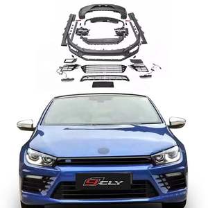 ชุดบอดี้คิทของแท้สำหรับ VW <span class=keywords><strong>Scirocco</strong></span> Restyling <span class=keywords><strong>R</strong></span>-<span class=keywords><strong>Line</strong></span> กันชนรถด้านหน้าตะแกรงด้านข้างกระโปรงแผงประตูด้านหลังรถกันชนดิฟฟิวเซอร์ - Product Image 1