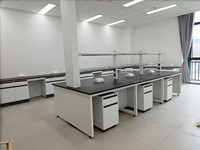 Meubles de laboratoire modulaires, table de travail moderne en fer résistant à la corrosion, revêtement en poudre époxy, banc de laboratoire mobile, poste de travail