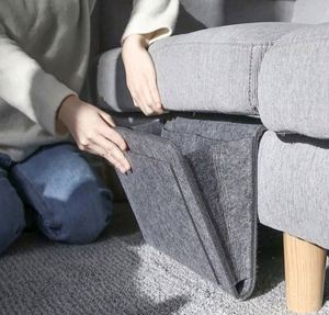Hot Selling Convenient <b>Bed</b> <b>Sofa</b> Desk Hanging Organizer Felt Bedside <b>Storage</b> Bag <b>with</b> Pockets - Product Image 5