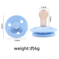 Tétine en silicone pour nourrisson, jouet de dentition en silicone pour nouveau-né, type de cercle sûr