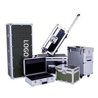 Valise à outils en aluminium de qualité aéronautique avec mousse personnalisée, roulettes silencieuses et poignée ergonomique - Étanche et résistante aux chocs