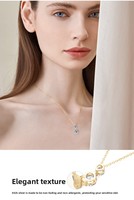 Collier pendentif en forme de calebasse en moissanite de 1,7 carat en argent sterling 925 RUYI Jewelry pour femmes et filles, bijoux fins en gros