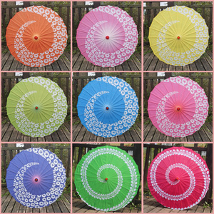 Parapluie pliant en bois à commande manuelle de style <span class=keywords><strong>japonais</strong></span>, design Japandi, cadeau d'affaires, usage quotidien, rangement rotatif - Product Image 4
