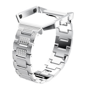 <span class=keywords><strong>Correa</strong></span> de <span class=keywords><strong>reloj</strong></span> de lujo, <span class=keywords><strong>correa</strong></span> de <span class=keywords><strong>reloj</strong></span> de cristal de aleación, <span class=keywords><strong>correa</strong></span> de muñeca con marco de Metal para <span class=keywords><strong>Fitbit</strong></span> <span class=keywords><strong>Blaze</strong></span> - Product Image 4