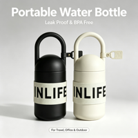 Nouvelle tasse de voyage portable en acier inoxydable 316, design mignon, avec poignée, thermos à café, gobelet pour filles, tasse à café 450 ml