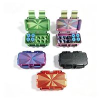 Boîte en plastique PETG imprimée en 3D, 3 ml, 2 emplacements, 6 emplacements, 10 emplacements, étui de voyage pour flacon d'échantillon d'huile, protection