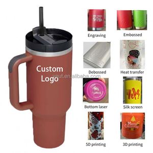 Gobelet de voyage de luxe en acier inoxydable 30oz, isolé sous vide, résistant aux hautes températures, écologique, avec couvercle et paille, vente en gros - Product Image 5