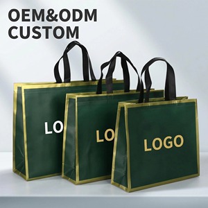 Sacs de livraison de nourriture en tissu non tissé avec logo personnalisé imprimé - Sac isotherme réutilisable pour la livraison à emporter, fournitures pour restaurants - Product Image 1