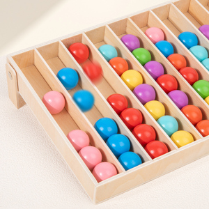 Juego de Devolución de Bolas de Colores, Prueba de Reconocimiento de Colores, Potencia Cerebral, Coordinación Mano-Ojo, Competición para Dos Personas, Juguetes de Regalo para Niños - Product Image 5
