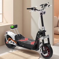 Trottinette électrique tout-terrain H8 14 pouces 72V 62A, autonomie 200 km, vitesse 130 km/h, pour adultes, style musculaire, idéale pour la montagne et les sentiers.