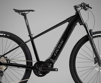 Vélo électrique à pneus larges 12 vitesses 48V 15Ah avec batterie lithium intégrée 500W, capteur de couple, vélo de montagne électrique