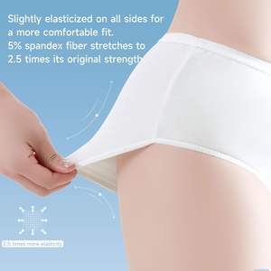 パンティー女性用使い捨てパンツ100% コットン下着旅行ホテル毎日使い捨て下着女性用マタニティパンティー - Product Image 4