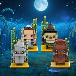 Funbuild Wizard of Oz tòa nhà khối thiết lập sư tử Dorothy Gale tin woodman/tin người đàn ông bù nhìn mô hình brickeadz gạch đồ chơi - Product Image 5
