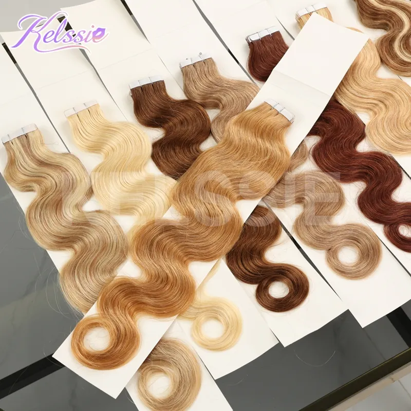 Wholesale Raw Cuticle Aligned Russian Double Drawn Itip Body Wave Hair Extension Keratin Stick I Tip Remy Human Hair Extensions