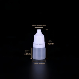 3ml 5ml 10ml 20ml 30ml dùng một lần thả mắt chai tùy chỉnh mờ nhựa PE bóp dầu Chai nhỏ giọt - Product Image 2