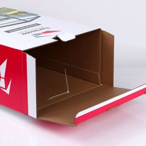 Cassetta Pieghevole in <span class=keywords><strong>Cartone</strong></span> Personalizzata con Ruote e Stampa Logo, Scatola Promozionale per Esposizioni e Attività Commerciali - Product Image 6