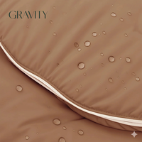 Chaise de jardin pliable multifonctionnelle portable en cuir PU imperméable Gravitygroup moderne pour l'extérieur, salon, parc