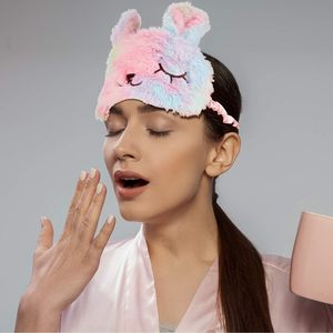 Máscara de Ojos de Peluche de Conejito Unicornio, Cepillos de Baño Suaves, Esponjas y Exfoliantes para Niños, Niñas y Adultos - Product Image 3
