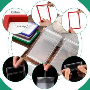 Natural Rubber Multicolor Bumper Guards Slip Proof <b>Protector</b> for Graded <b>Card</b> Slabs Trading Cases - Product Image 4