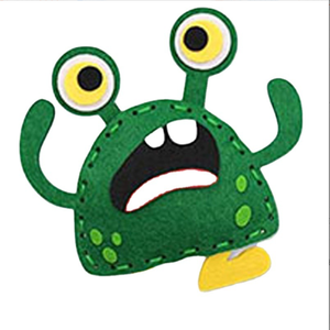 Little Monster Animal Planet Kids Kit da cucito Woodland Felt animals giocattoli da cucito creativi - Product Image 4