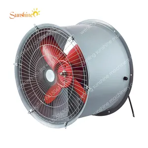 370W China Supplier Wholesale Manufacture Industrial Blower Customized Portable Ventilation Axial Duct Exhaust Fan
