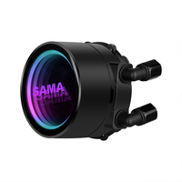 SAMA – refroidisseur pc aio 360mm, robuste et fonctionnel, personnalisé avec votre logo, refroidisseur argb pour cpu avec design de miroir infinity, vente en gros