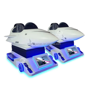 MAKER Divertissement Intérieur Jeu de Réalité Virtuelle à Monnaie 9D Cinéma Simulateur de Vol Centre Commercial Avion Jeu de Vol en Réalité Virtuelle - Product Image 1