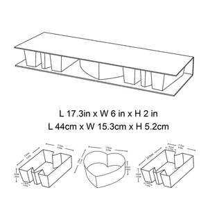 Scatola 'TI AMO' <span class=keywords><strong>in</strong></span> Carta, Confezione Regalo per Festival, <span class=keywords><strong>Shopping</strong></span>, Spedizioni e San Valentino - Product Image 4