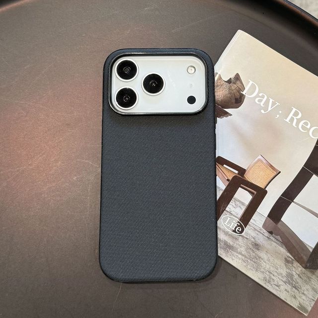 Magnetic TechWoven Case with Camera Button for 17promax 17pro 16promax Tech Fabric Phone Case Full protection Shockproof