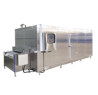 Congélateur fluidisé de champignons à basse température Machine congelée unique pour tofu Hawthorn lock ligne de congélation rapide fraîche