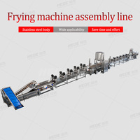 Machine à frire les chips entièrement automatique, friteuse continue à haut rendement, machine à frire les chips de pommes de terre