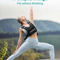Nouveau modèle transfrontalier de gilet lesté réglable pour la course, gilet de sac de sable invisible avec poids réglable, ensemble lesté