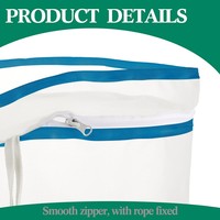 Sac filtrant cylindrique en nylon de qualité alimentaire, 220 microns, 5 gallons, entièrement en maille avec fermeture éclair, pour l'extraction de glace, d'eau, de résine végétale et de hashish