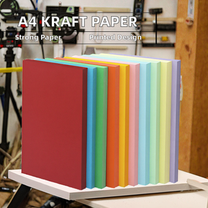 Feuilles de papier kraft <span class=keywords><strong>A4</strong></span> 230 g/m², carton coloré imprimé sur mesure, carton rigide enduit, vente en gros - Product Image 2