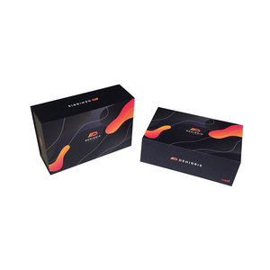 Kraft de Color brillante Rosa cierres la ventana tapa clave caja pestañas magnético <span class=keywords><strong>cajas</strong></span> con el logotipo impreso - Product Image 4