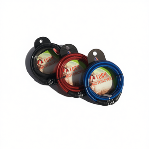 MNJ Motorcycle Cable Lock 2.5mm x 86cm Colorful Anti-Theft Security Chain for Bike Motorbike Protection - Product Image 2