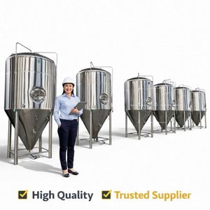 Customized 1000L 2000L 2500L 3000L 3500L 5000L 6000L 7000L 10000L 20000L Beer Fermentation tank Jacketed Conical Beer Fermenter - Product Image 6