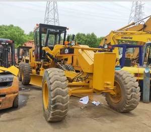 良好な状態オリジナルUSA油圧ホイール167HP中古Cat12hモーターグレーダー - Product Image 3