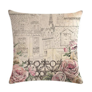 Romántica SERIE DE París funda de <span class=keywords><strong>almohada</strong></span> cojín funda de <span class=keywords><strong>almohada</strong></span> decoración para oficina en casa - Product Image 2