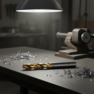 Foret hélicoïdal HSS-Co 7,5 mm, revêtement TiN, auto-centrant pour le perçage du métal - Product Image 3