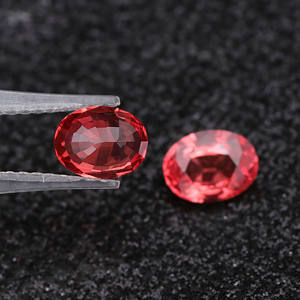 Piedra <span class=keywords><strong>de</strong></span> Gema naranja <span class=keywords><strong>de</strong></span> zafiro cultivada en laboratorio, Gema suelta <span class=keywords><strong>de</strong></span> corte ovalado para <span class=keywords><strong>comprar</strong></span> en línea - Product Image 3