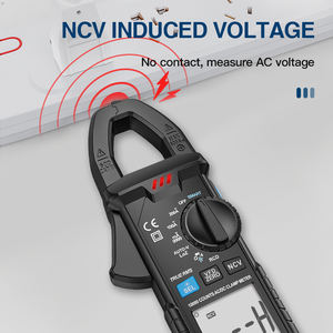 Pinza amperimétrica digital, A multímetro de 200, corriente CA CC, <span class=keywords><strong>volt</strong></span>ímetro de corriente de coche, probador de temperatura de capacitancia, pinza amperimétrica CE - Product Image 5