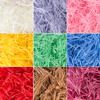 Großhandel Hochwertiges Dekoratives Gekräuseltes Geschnittenes Papier für Geschenkbox-Korb-Füllmaterial