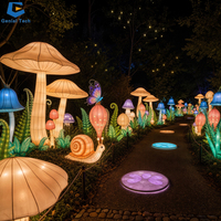 Immersives Fantasy-Pilz-Laternen-Erlebnis: Festival-Laterneninstallation als Schlüsselfertige Lösung für Parks, Zoos und Attraktionen
