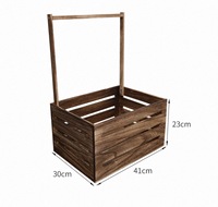 Panier de rangement en bois pour bébé, pour vêtements et jouets, étagère de rangement en bois massif pour la maison