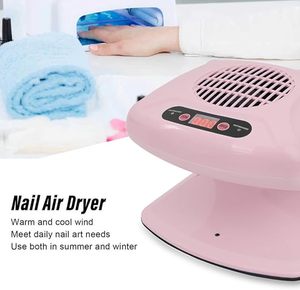 เครื่องอบเล็บอัตโนมัติ 2-in-1 พร้อมเซ็นเซอร์อินฟราเรด 300W สีชมพู อบแห้งด้วยลมร้อนและลมเย็น พร้อมหลอด UV - Product Image 2