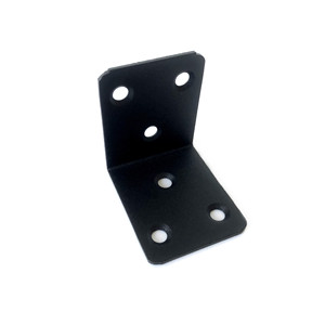 Support d'angle en L pour cheveux de chien, 50x50x40mm, épaisseur 1,7mm, avec trous de 6mm pour fixation de matériel - Product Image 4