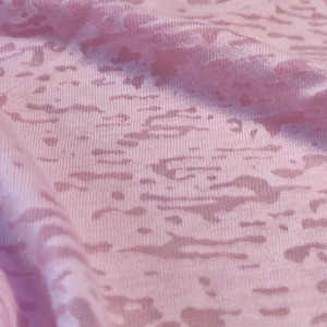 यूरोपीय अमेरिकी फैशन महिलाओं के योग कपड़ों में cvc सादे कपड़े को कवर करते हैं 130 ग्राम जला दिया गया फूलों को जला दिया - Product Image 6